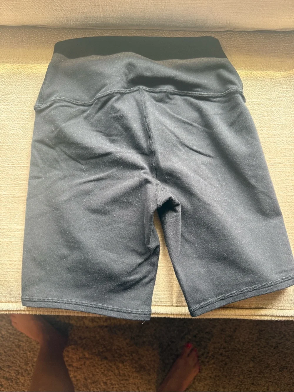 ALO Yoga Black High-Waist Bike Shorts
